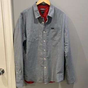 RVCA, Insulted, Long Sleeve, Button Up Shirt